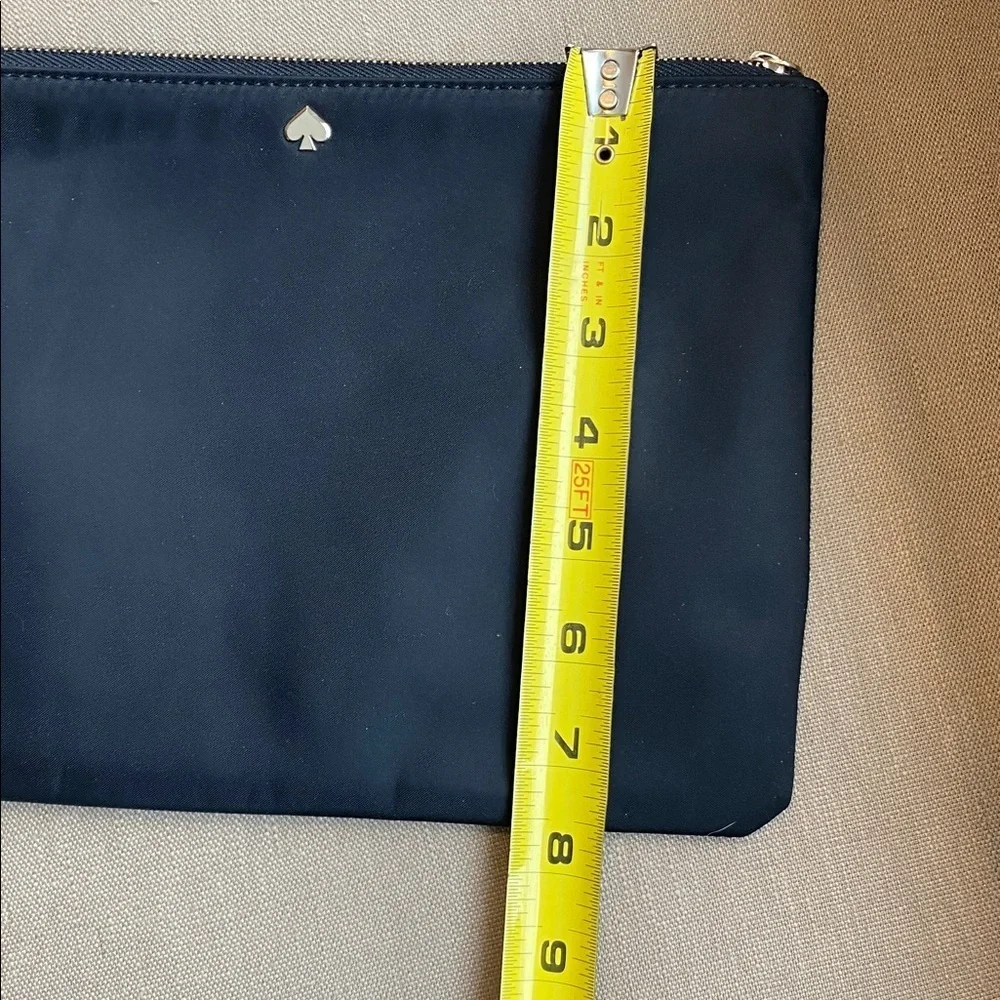 Kate Spade Black Pouch Wristlet Set with Gold Accents